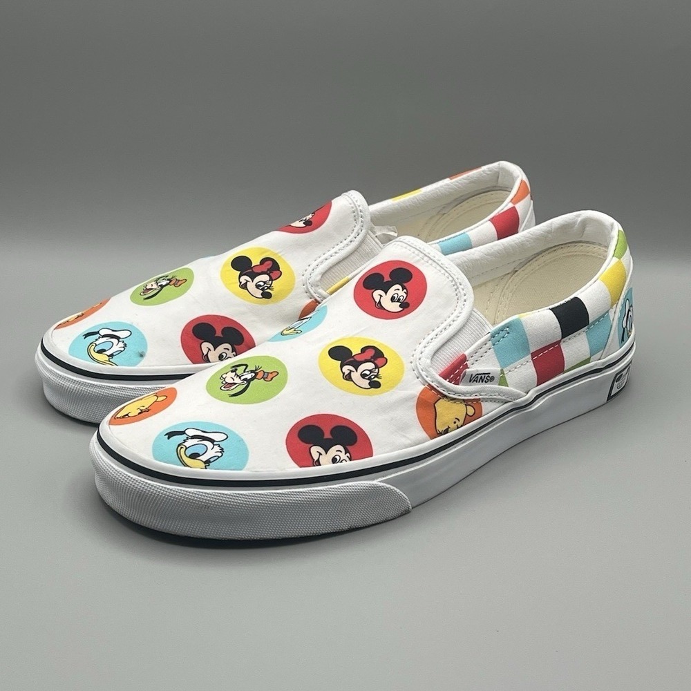 Vans Classic x Disney 50th Anniversary Mickey & Friends Canvas - Men's Size 9 - Picture 2 of 8